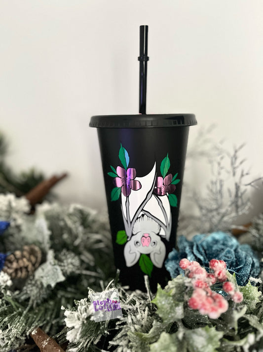 Cute bat 24oz cold cup