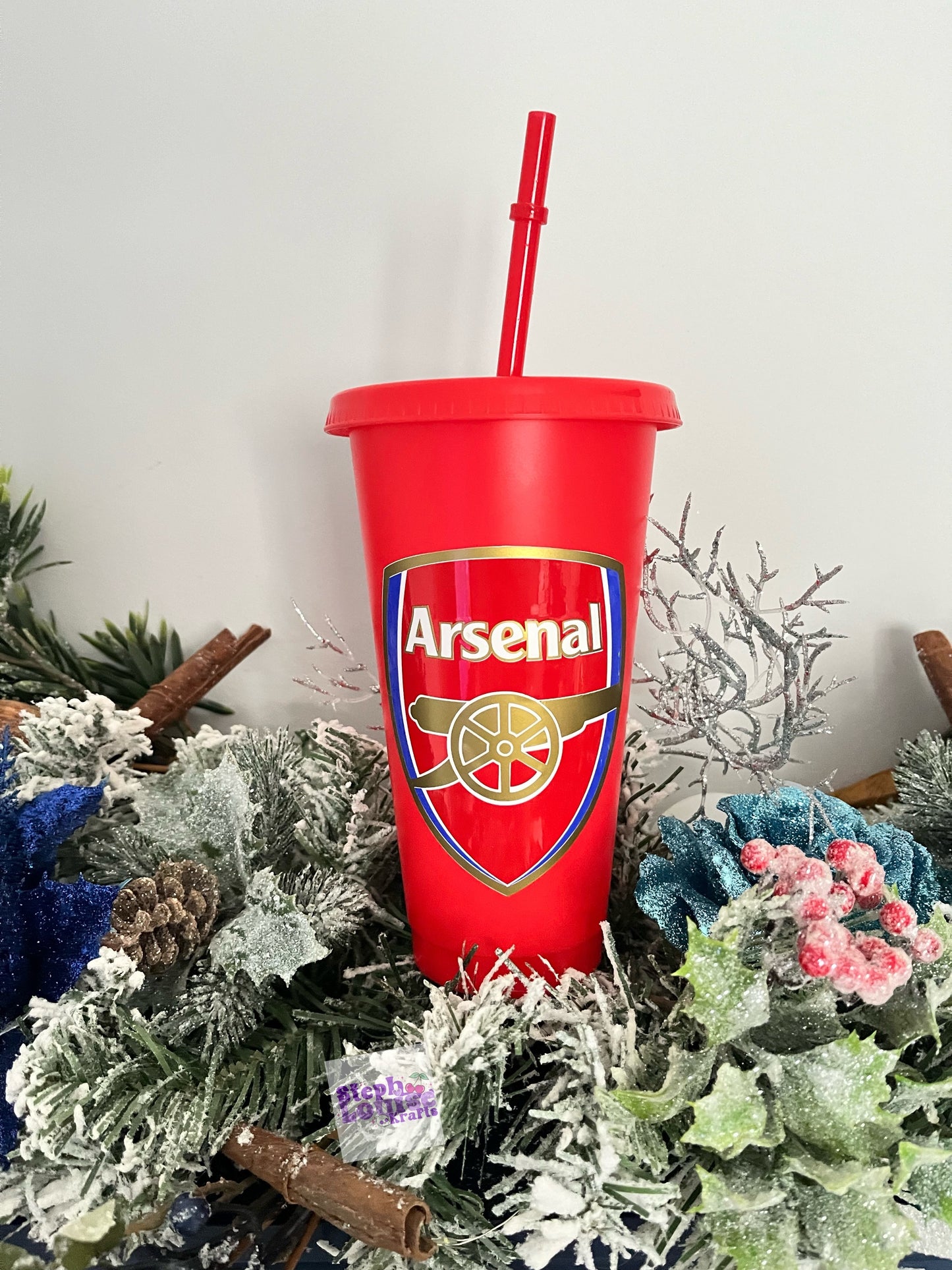 Football team 24oz cold cup