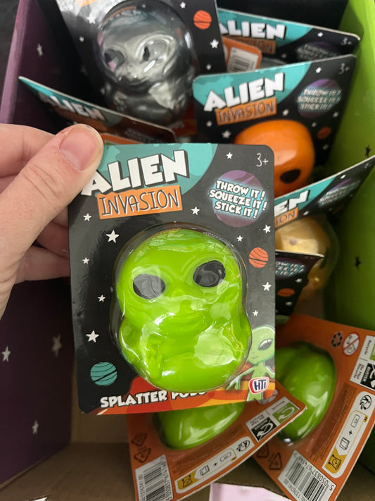 Alien invasion splatter pods