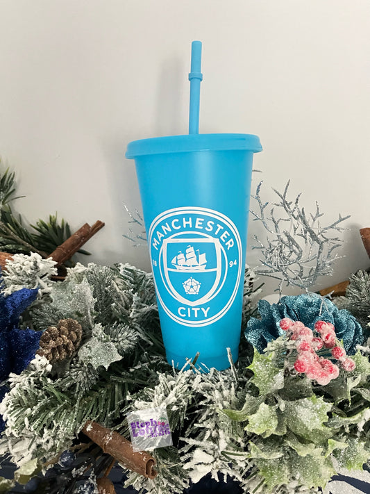 Football team 24oz cold cup
