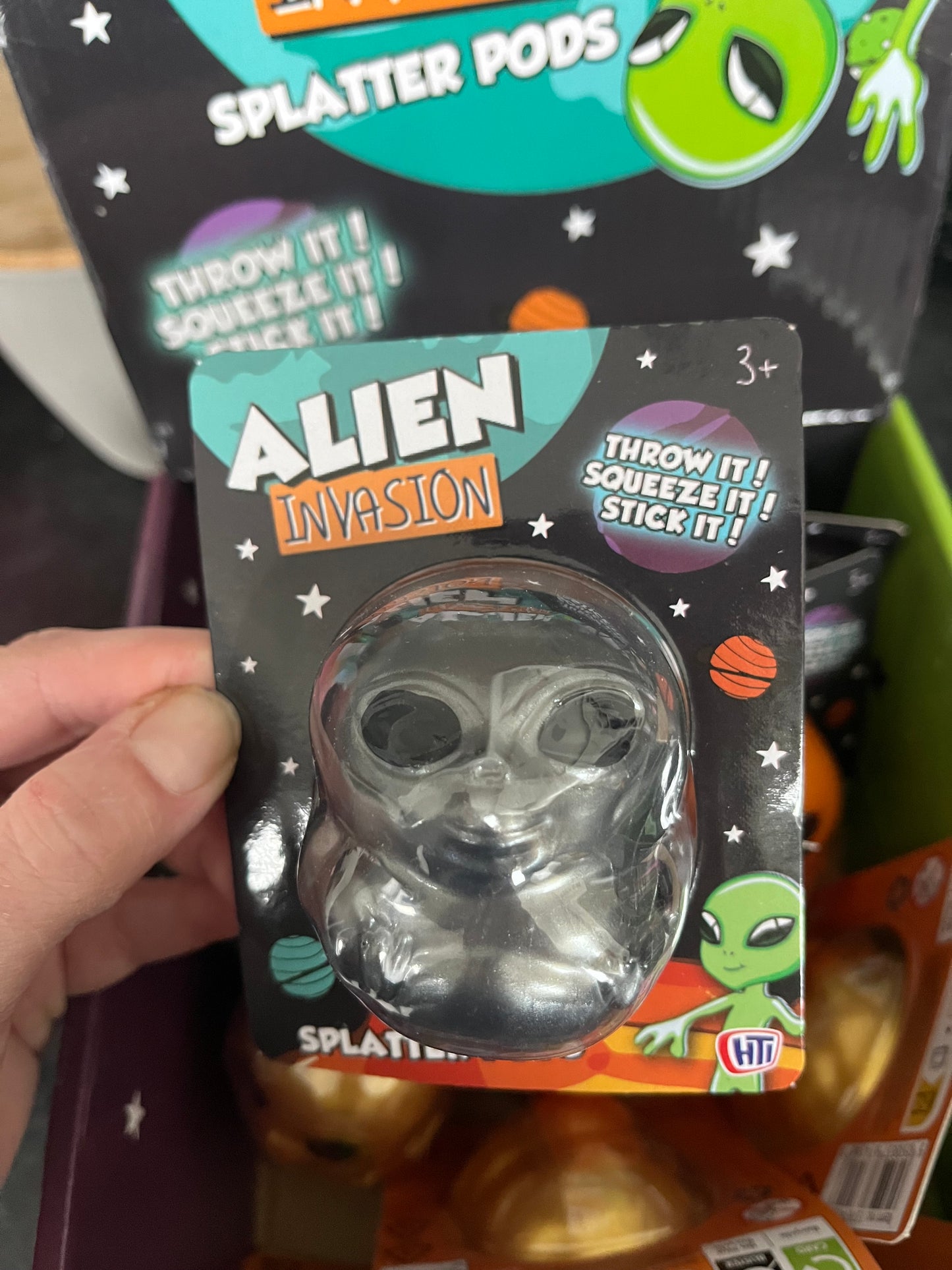 Alien invasion splatter pods