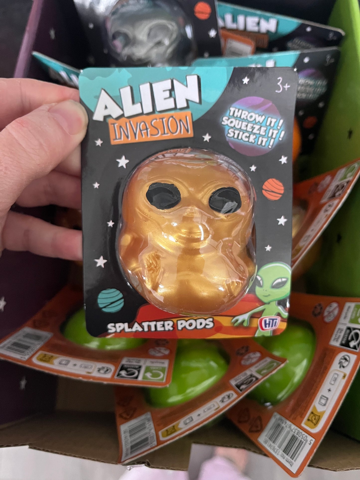 Alien invasion splatter pods