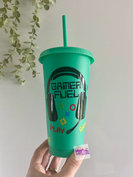 Gamer fuel 24oz cold cup