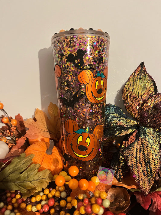 Pumpkin Mickey 24oz snowglobe