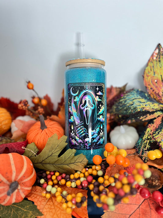 Ghost Tarot glass can